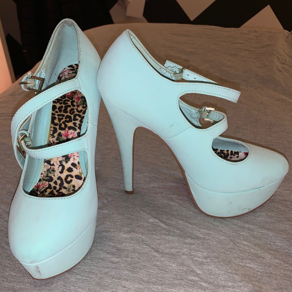 Tiffany Blue Pumps Heals
